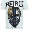 Camisetas local fanatic | Camiseta Hombre - Hero Mask - Blanco