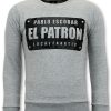 Sudaderas local fanatic | Sudadera Hombre - El Patron - Gris