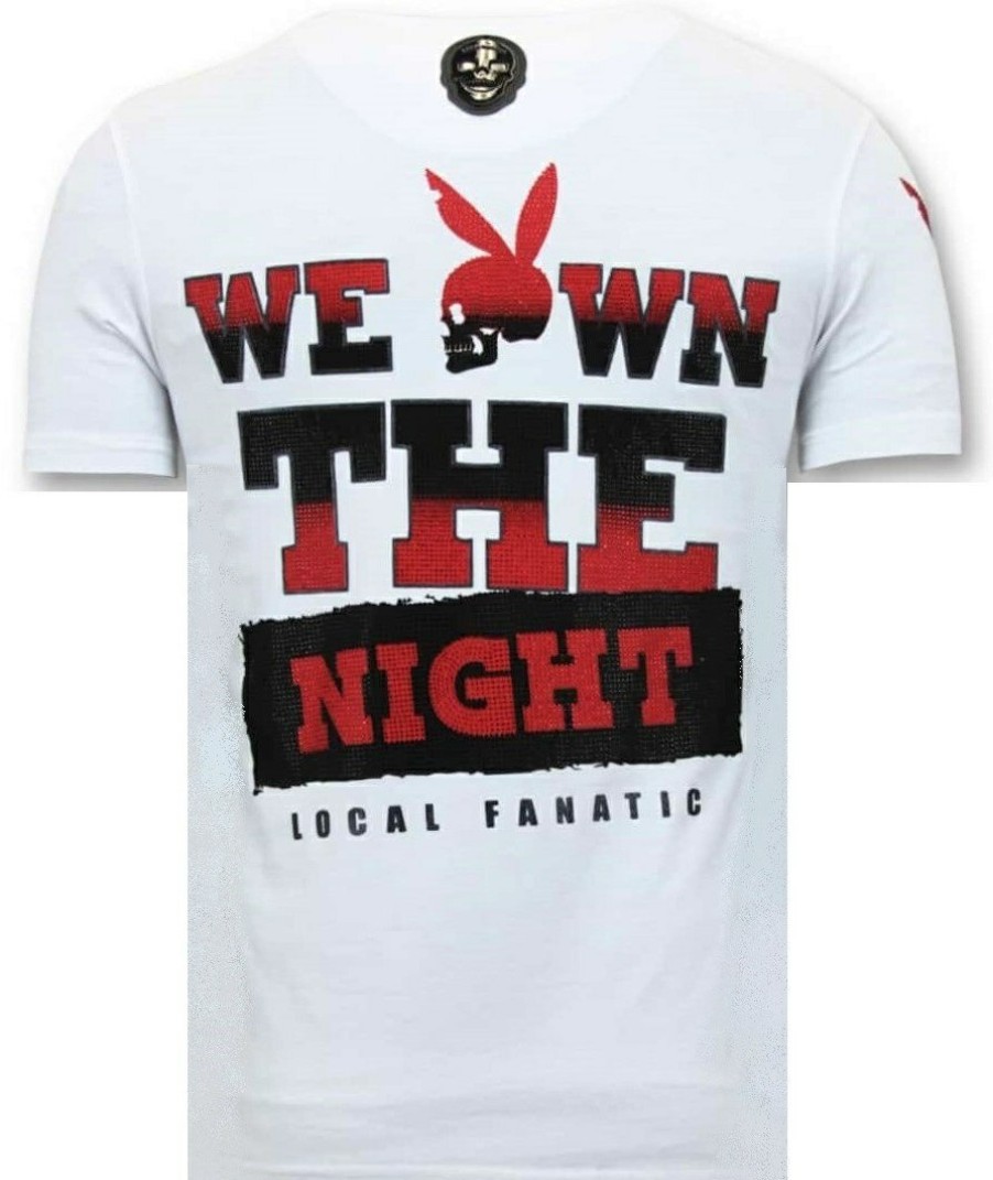 Camisetas local fanatic | Camiseta Hombre - The Playtoy Mansion - Blanco