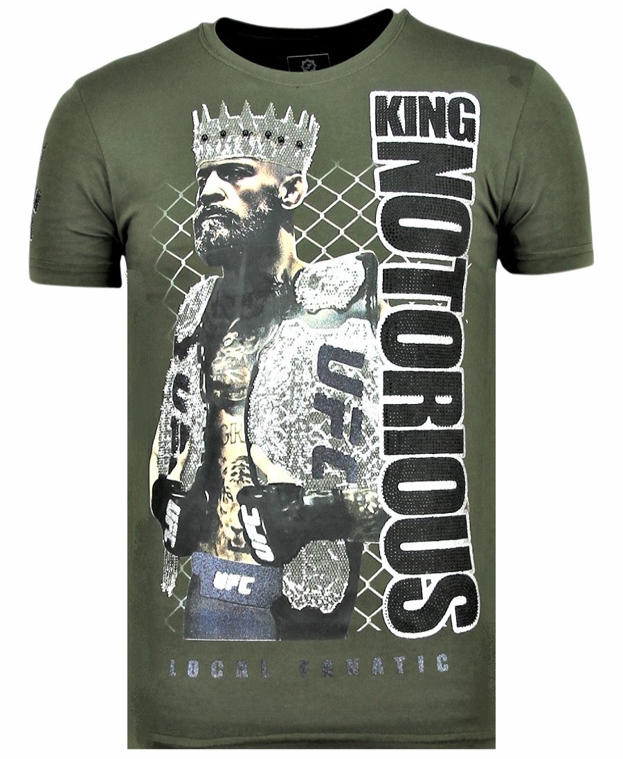 Camisetas local fanatic | Camiseta Hombre - King Notorious - Verde