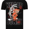 Camisetas local fanatic | Camiseta Hombre - Killer Bunny - Negro