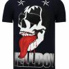 Camisetas local fanatic | Camiseta Hombre - Hellboy - Azul