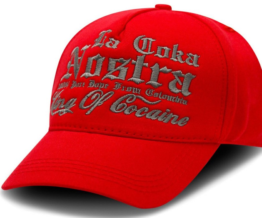 Gorras local fanatic | Gorras De Beisbol - King Of Cocaine- Rojo