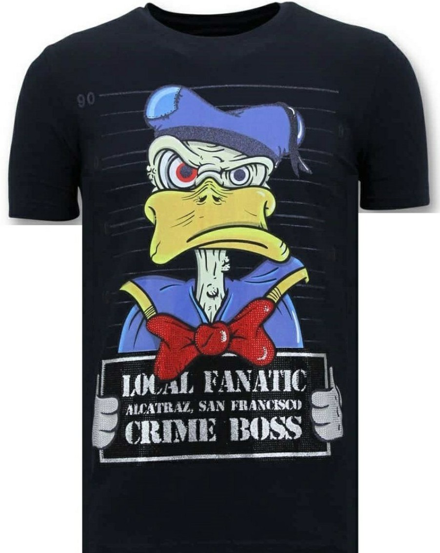 Camisetas local fanatic | Camiseta Hombre - Alcatraz Prisoner - Azul