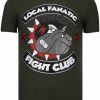 Camisetas local fanatic | Camiseta Hombre - Fight Club Spike - Verde