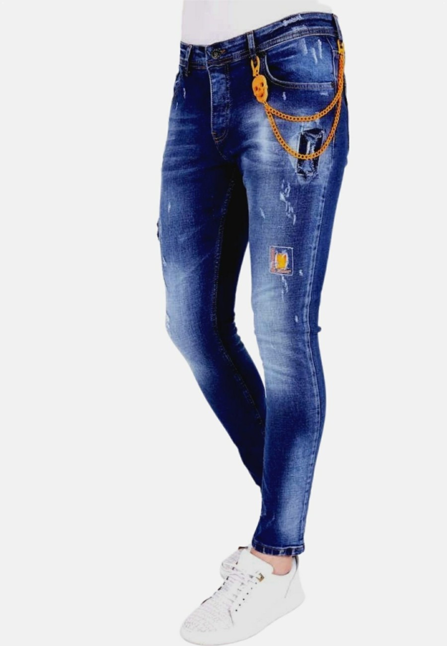 Vaqueros local fanatic | Jeans Hombre - Slim Fit - 1006 - Azul