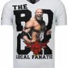 Camisetas local fanatic | Camiseta Hombre - The Rock - Blanco