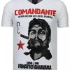 Camisetas local fanatic | Camiseta Hombre - El Comandante - Blanco