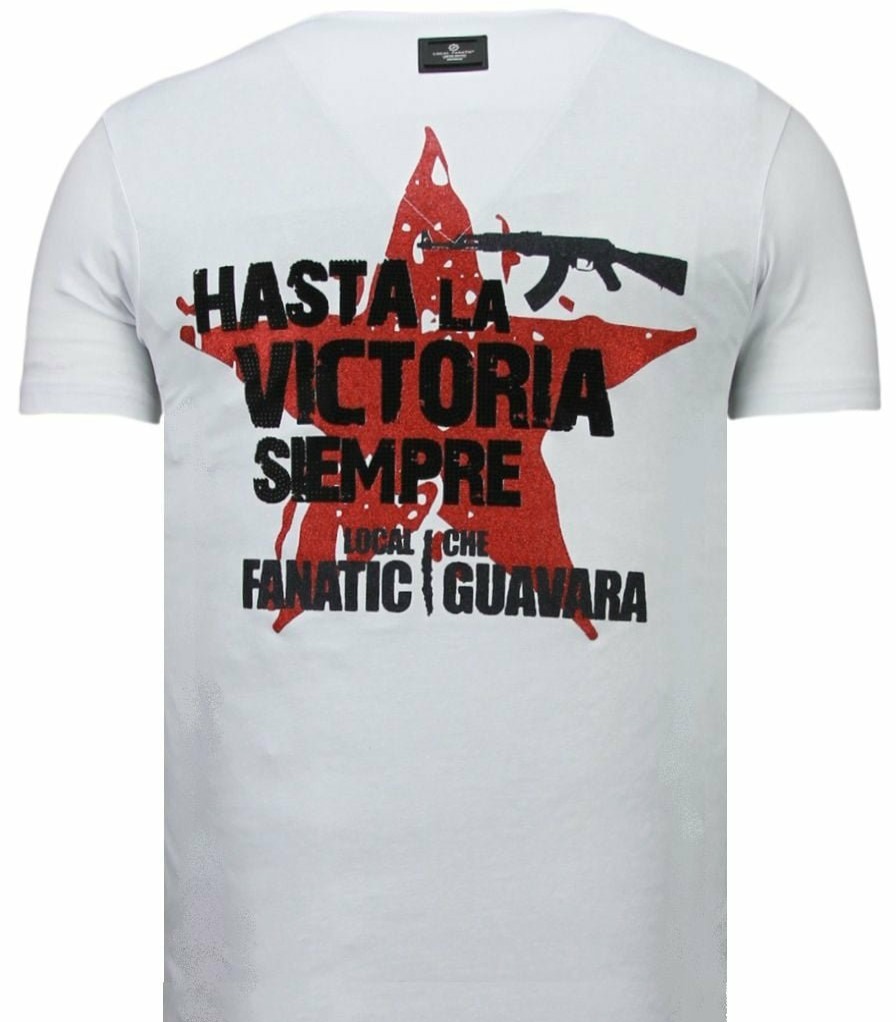 Camisetas local fanatic | Camiseta Hombre - El Comandante - Blanco