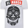 Camisetas local fanatic | Camiseta Hombre - El Narco - Blanco