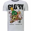 Camisetas local fanatic | Camiseta Hombre - Glory Martial - Blanco