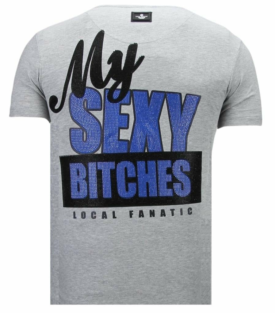 Camisetas local fanatic | Camiseta Hombre - Bad Girls Do It Better - Gris