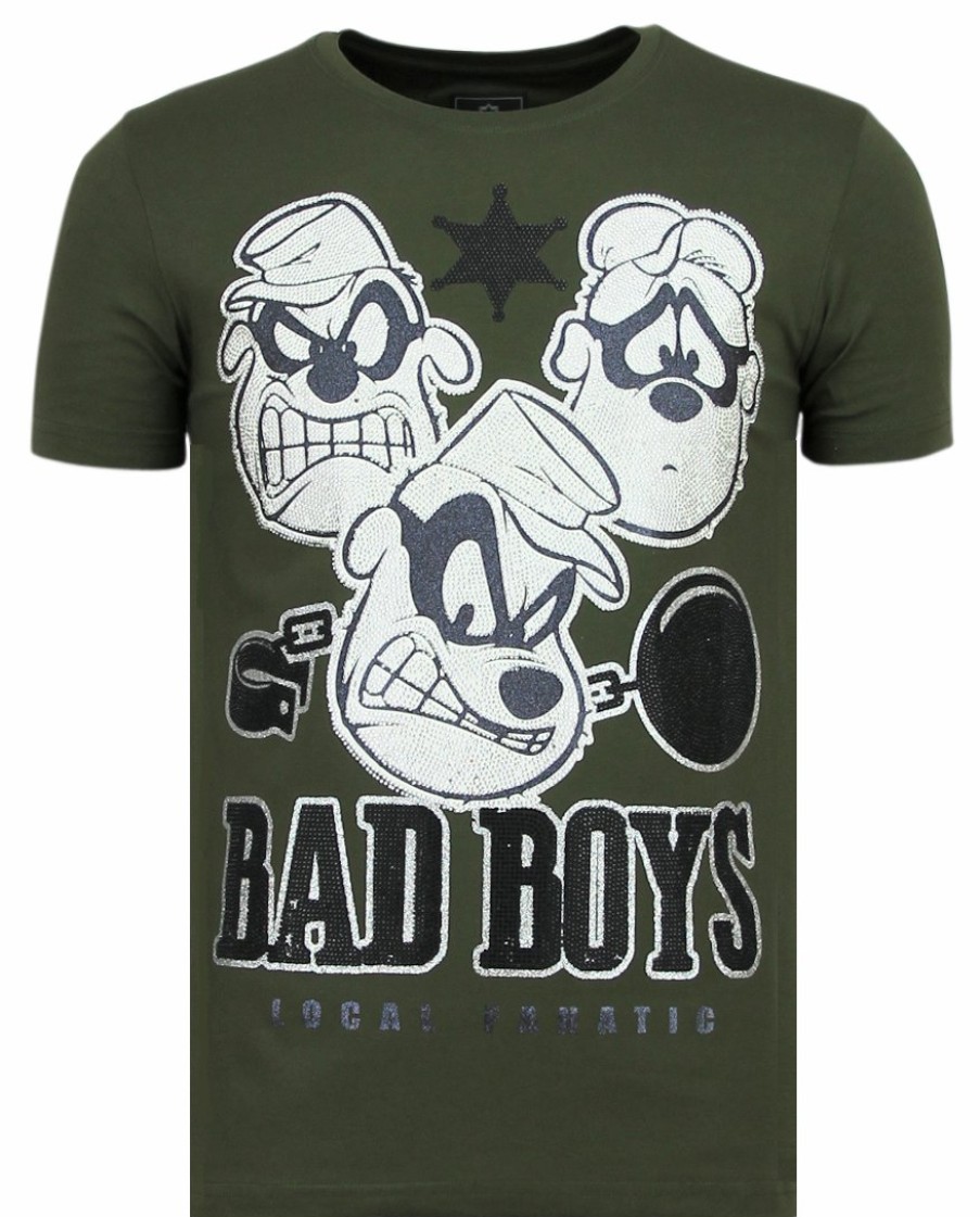 Camisetas local fanatic | Camiseta Hombre - Beagle Boys - Verde