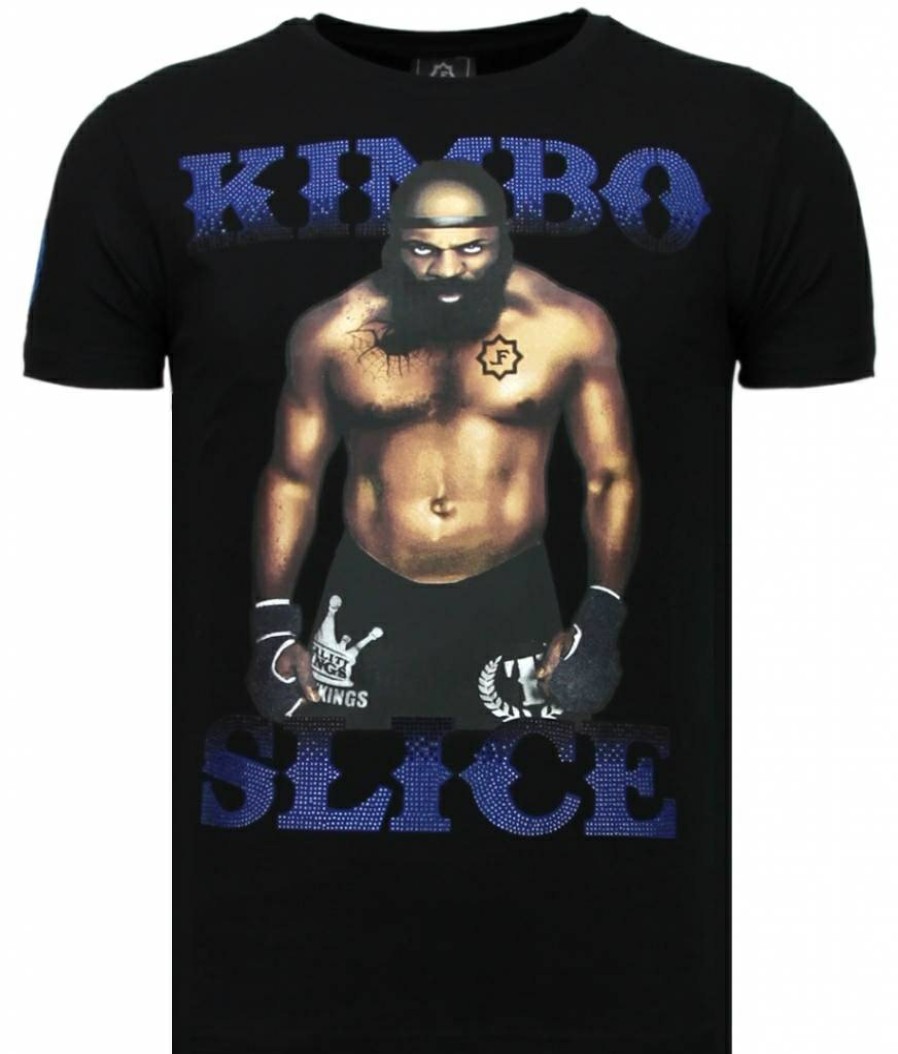 Camisetas local fanatic | Camiseta Hombre - Kimbo Slice - Negro