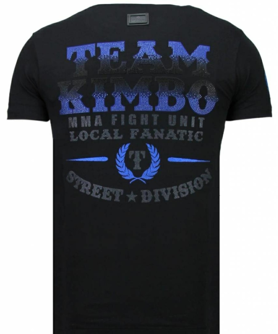 Camisetas local fanatic | Camiseta Hombre - Kimbo Slice - Negro