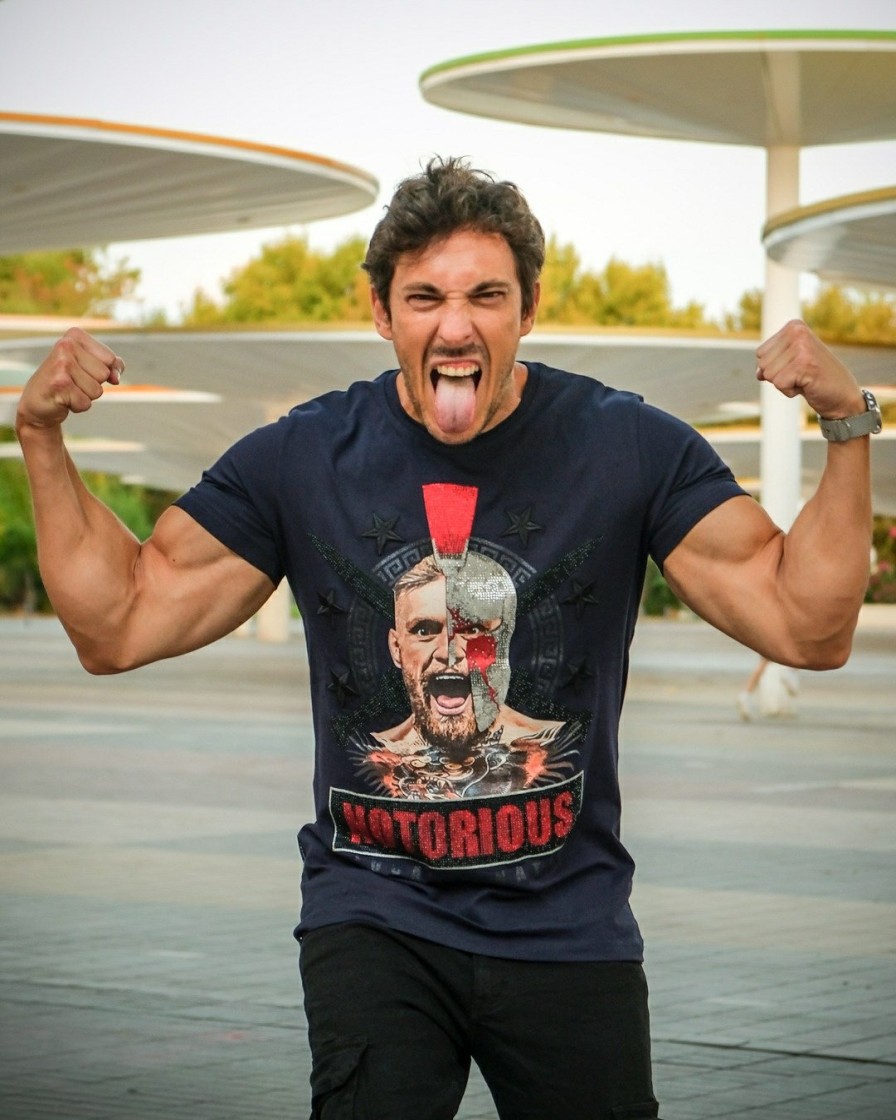 Camisetas local fanatic | Camiseta Hombre - Notorious Warrior - Azul