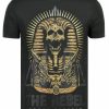 Camisetas local fanatic | Camiseta Hombre - Rebel Pharaoh - Negro