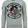 Sudaderas local fanatic | Sudadera Hombre - Fight Club Spike - Gris