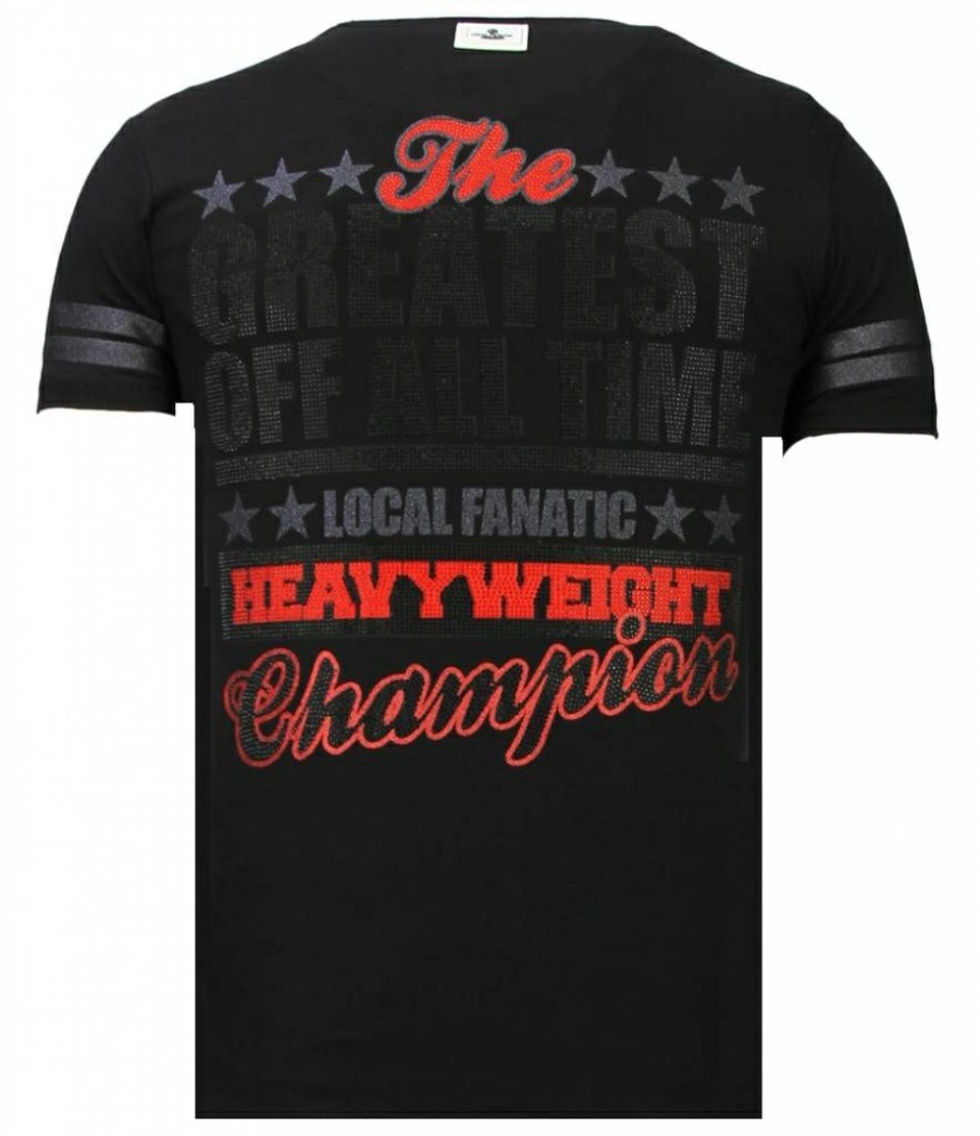 Camisetas local fanatic | Camiseta Hombre - Greatest Of All Time - Negro