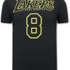 Camisetas local fanatic | Camiseta Hombre - Lakers Bryant 8 - Negro