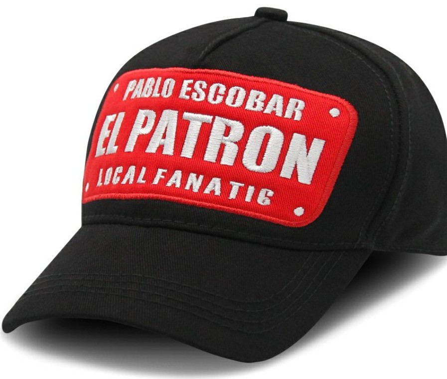 Gorras local fanatic | Gorras De Beisbol - Pablo Escobar - Negro