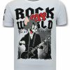 Camisetas local fanatic | Camiseta Hombre - Tomcat Rock My World - Blanco