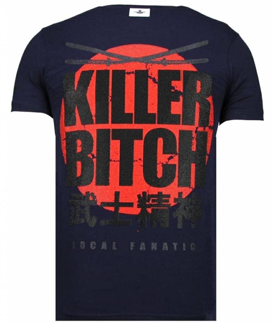 Camisetas local fanatic | Camiseta Hombre - Killer Bitch - Azul