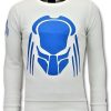 Sudaderas local fanatic | Sudadera Hombre - Predator Neon - Blanco