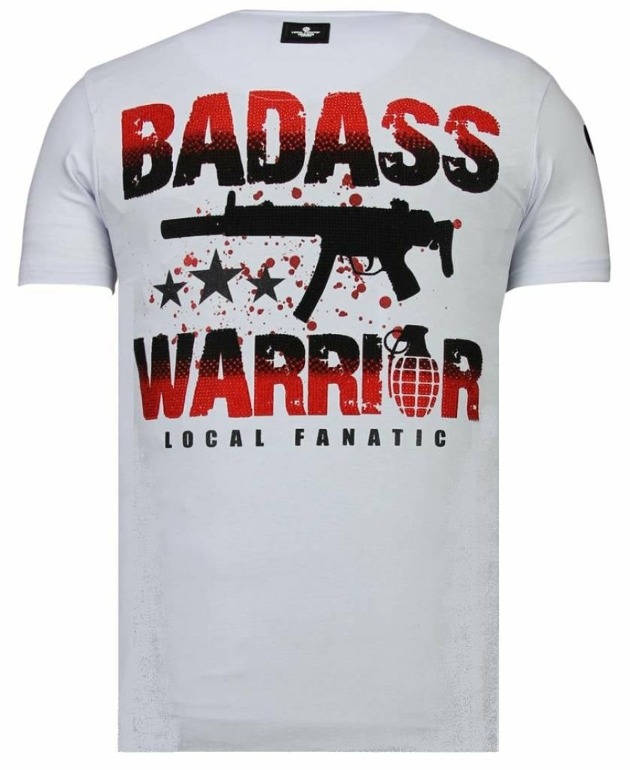 Camisetas local fanatic | Camiseta Hombre - Punisher Mickey - Blanco