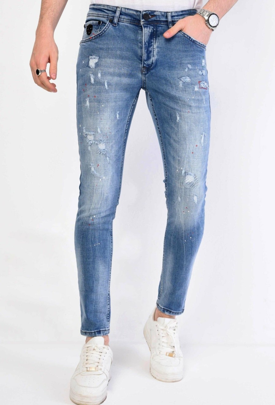 Vaqueros local fanatic | Jeans Hombre - Slim Fit - 1062 - Azul