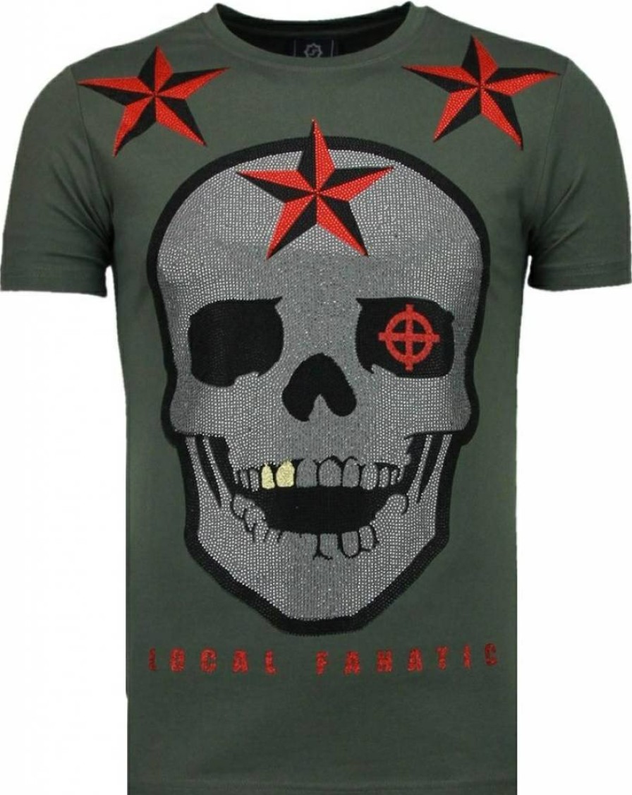 Camisetas local fanatic | Camiseta Hombre - Rough Player - Verde