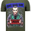 Camisetas local fanatic | Camiseta Hombre - The Joker Chaos - Verde