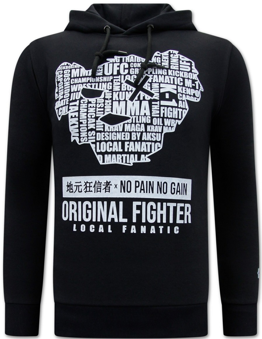 Sudaderas local fanatic | Sudadera Hombre - Mma Fighter – Negro