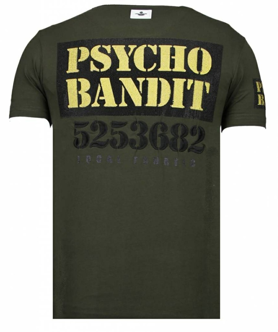 Camisetas local fanatic | Camiseta Hombre - Bad Dog - Verde