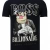 Camisetas local fanatic | Camiseta Hombre - Billionaire Boss - Azul