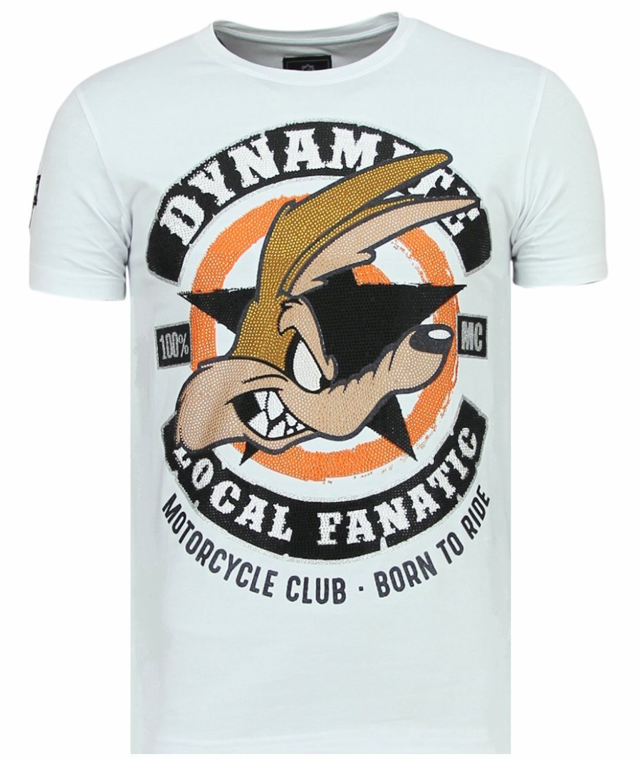 Camisetas local fanatic | Camiseta Hombre - Dynamite Coyote - Blanco