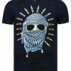 Camisetas local fanatic | Camiseta Hombre - Freedom Fighter - Azul