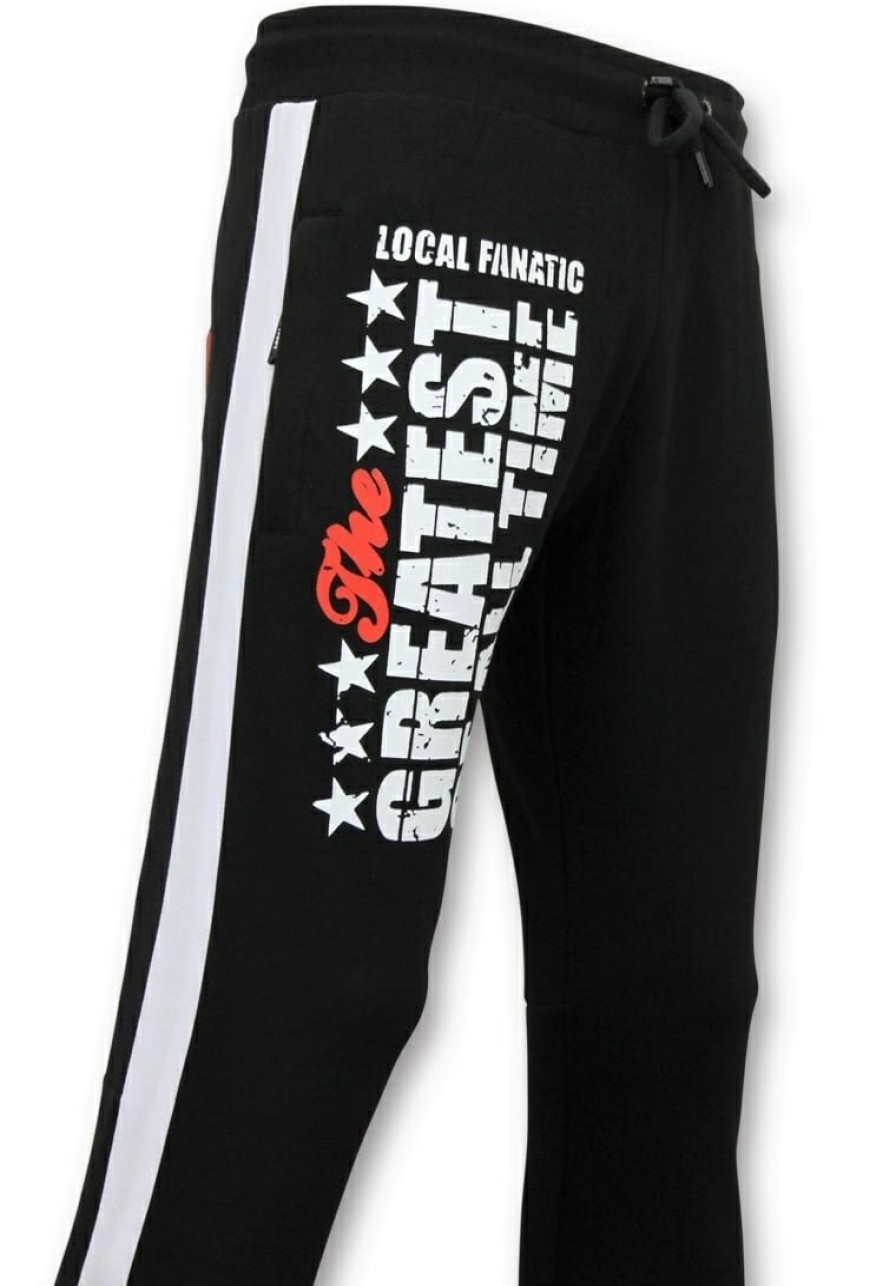 Chandals local fanatic | Pantalones De Chandal Hombres- Muhammad Ali - Negro