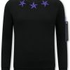 Sudaderas local fanatic | Sudadera Hombre - Royal Stars - Negro / Azul