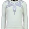 Sudaderas local fanatic | Sudadera Hombre - Rhinestone Eagle- Blanco