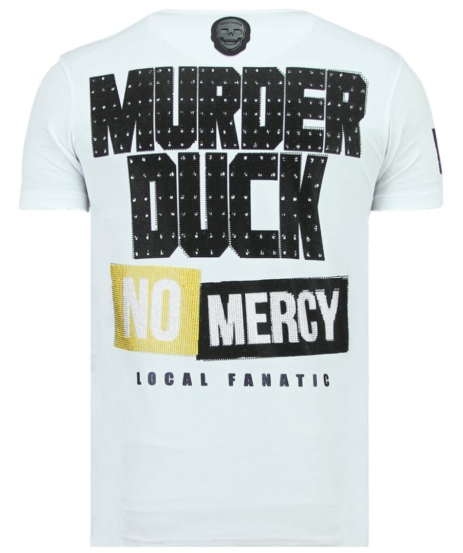 Camisetas local fanatic | Camiseta Hombre - Villain Duck - Blanco