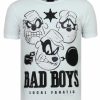 Camisetas local fanatic | Camiseta Hombre - Beagle Boys - Blanco