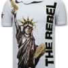 Camisetas local fanatic | Camiseta Hombre - The Rebel - Blanco