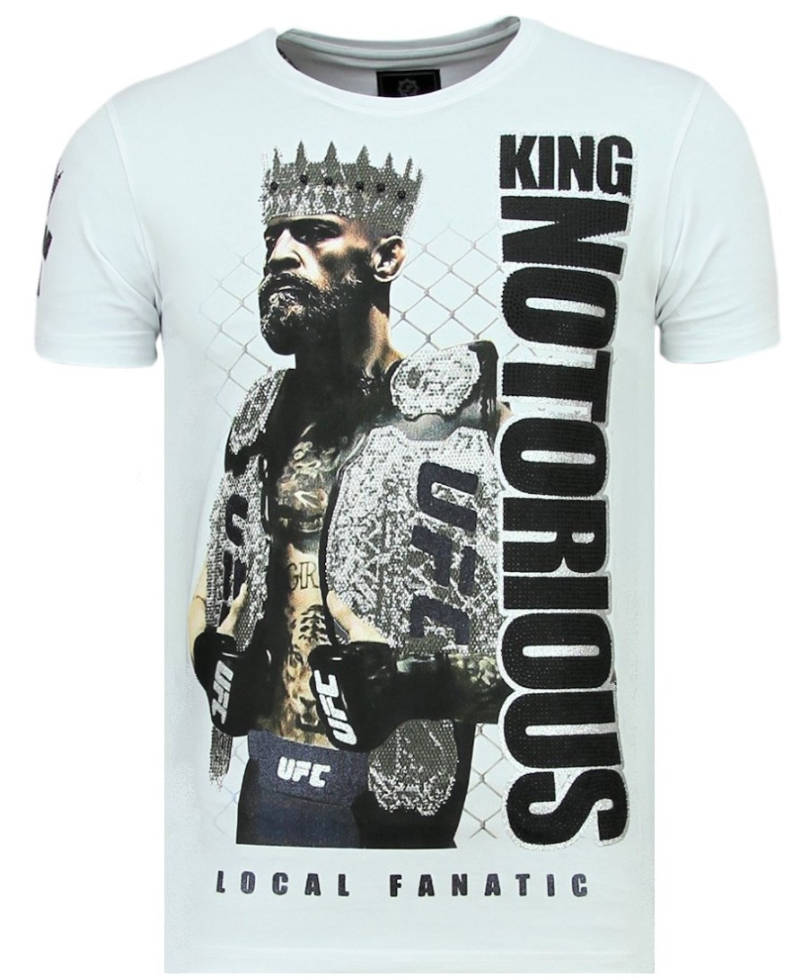 Camisetas local fanatic | Camiseta Hombre - King Notorious - Blanco