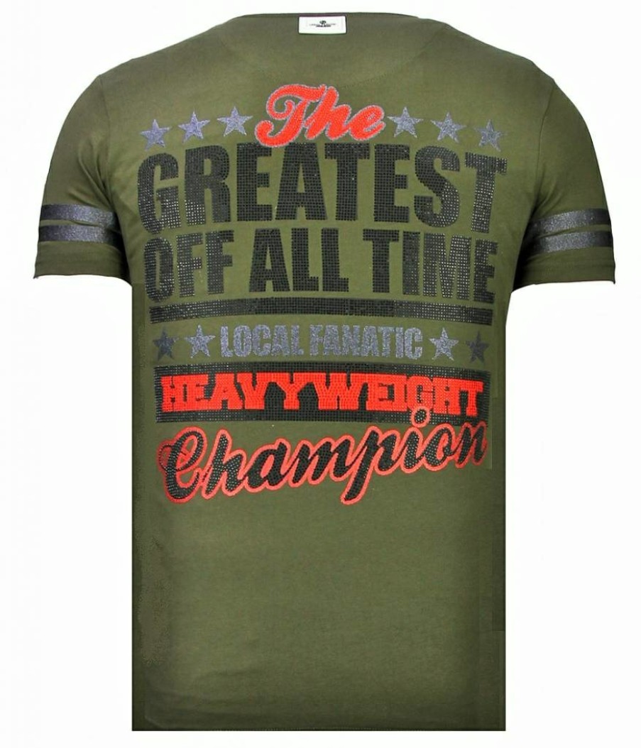 Camisetas local fanatic | Camiseta Hombre - Greatest Of All Time - Verde