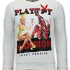 Sudaderas local fanatic | Sudadera Hombre - The Playtoy Mansion - Blanco