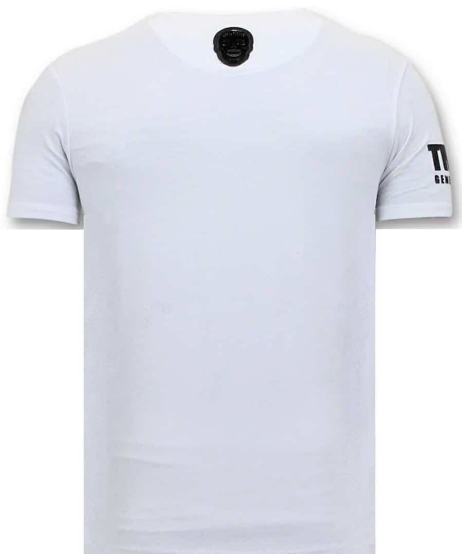 Camisetas local fanatic | Camiseta Hombre - Padrino Corleone - Blanco