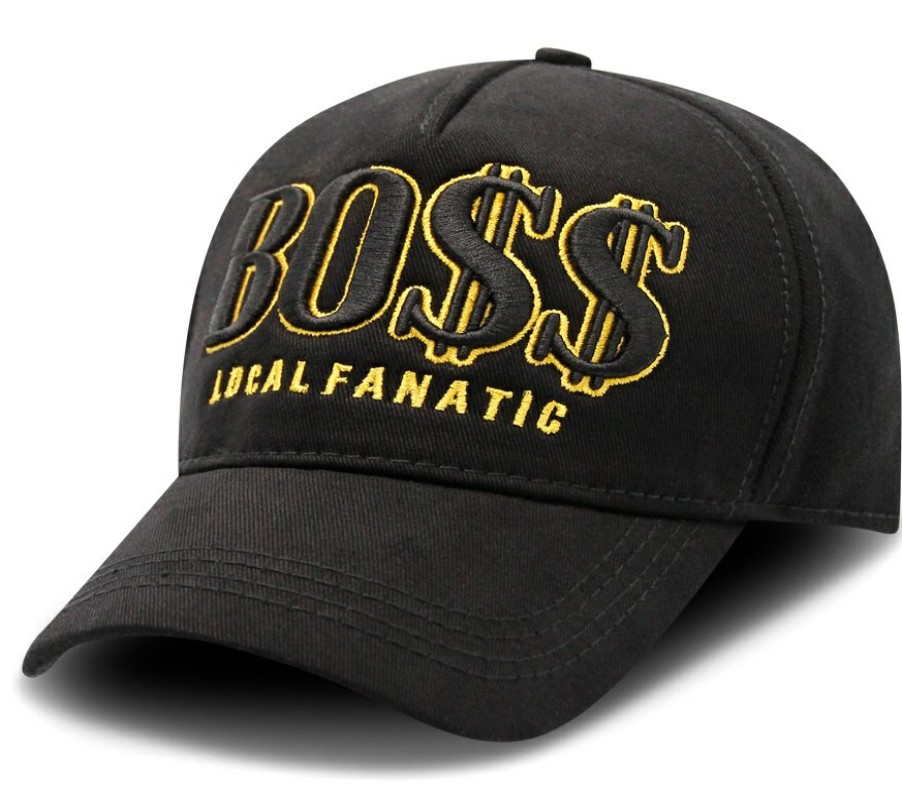 Gorras local fanatic | Gorras De Beisbol - Bo$$ - Negro