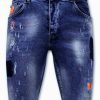 Pantalones Cortos local fanatic | Pantalones Cortos De Mezclilla Para Hombre - Slim Fit - 1014 - Azul