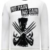 Sudaderas local fanatic | Sudadera Hombre - Wolverine - Blanco